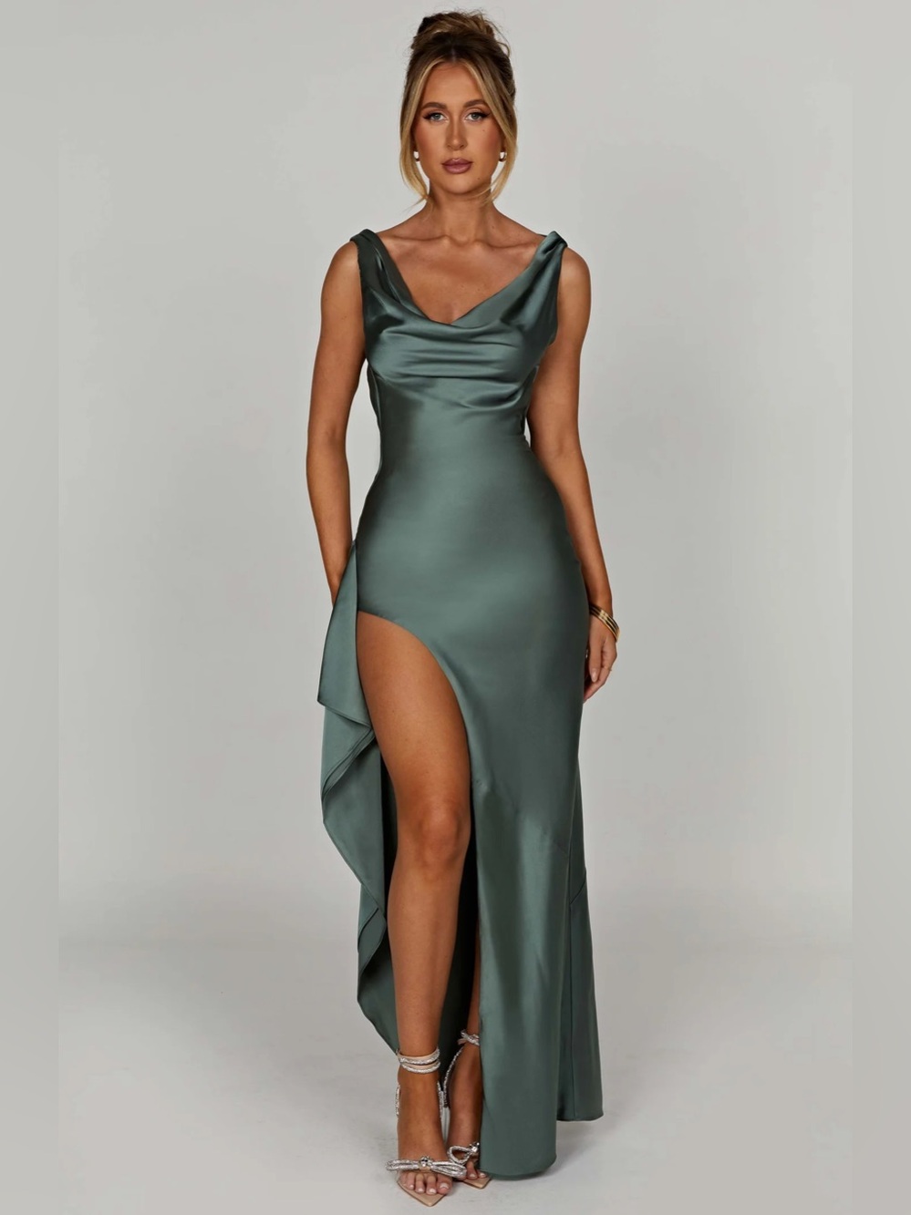 Babyboo Fashion Marilyn Maxi Dress- Sage